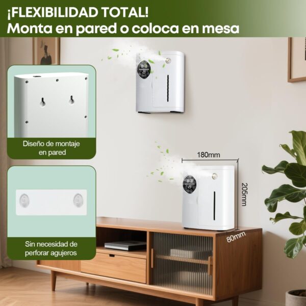 Difusor de Aroma / Pulverizador de Aceites - Bluetooth